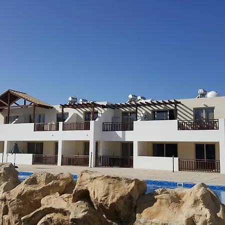 2 Bedroom E8 Located Pool Level, Sea View, Free Wifi Apartmán Pegeia